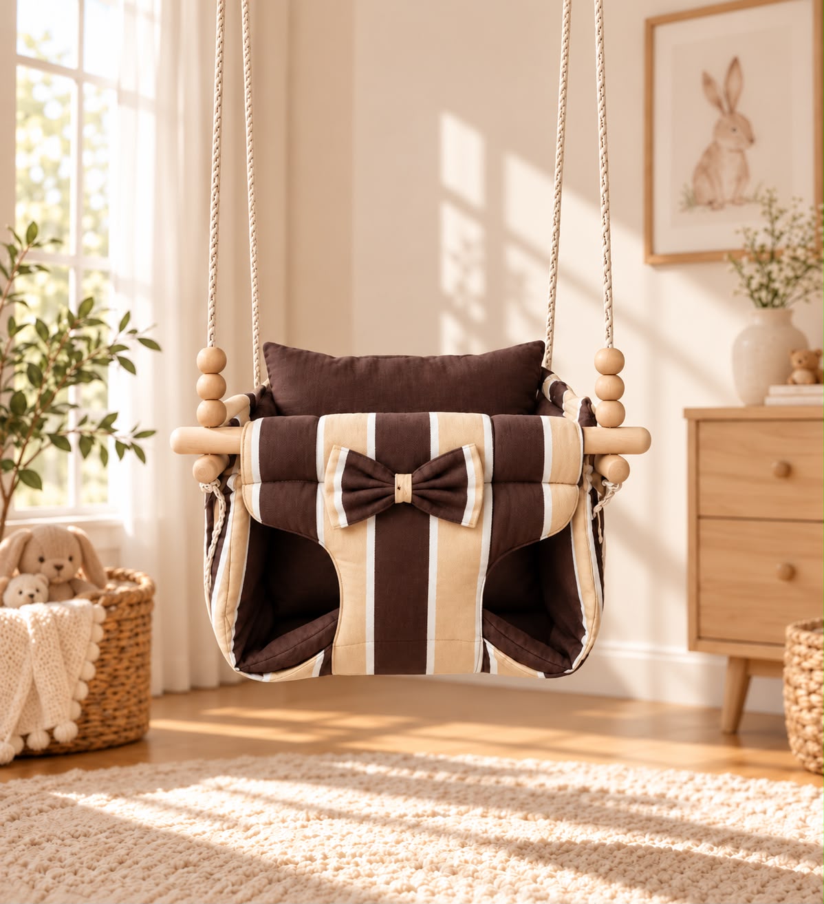 Kahve Fiyonk — Oleyy! Kids bebek salıncağı